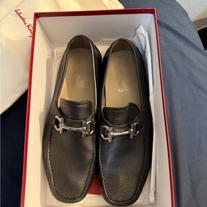 Salvatore Ferragamo Men's Black Loafers